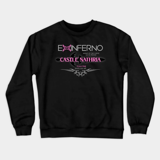 Team Pink AOTC Castle Nathria Crewneck Sweatshirt by Ex Inferno